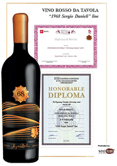 Auszeichnungen für vino rosso - carnival mask line